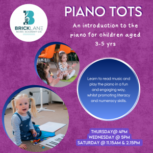 Piano Tots 3-5yrs First 4 Sessions