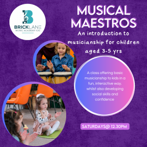 Musical Maestros 3-5yrs First 4 Sessions